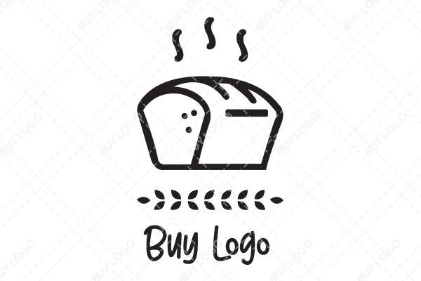 Warm Bread Beneath it Grain of Wheat Logo